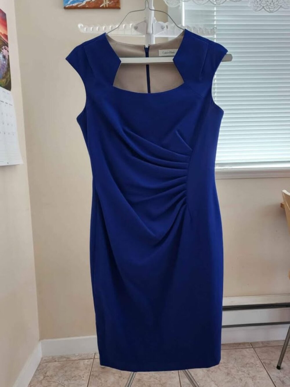 Calvin Klein - Cocktail Dress - Blue - Size 4P